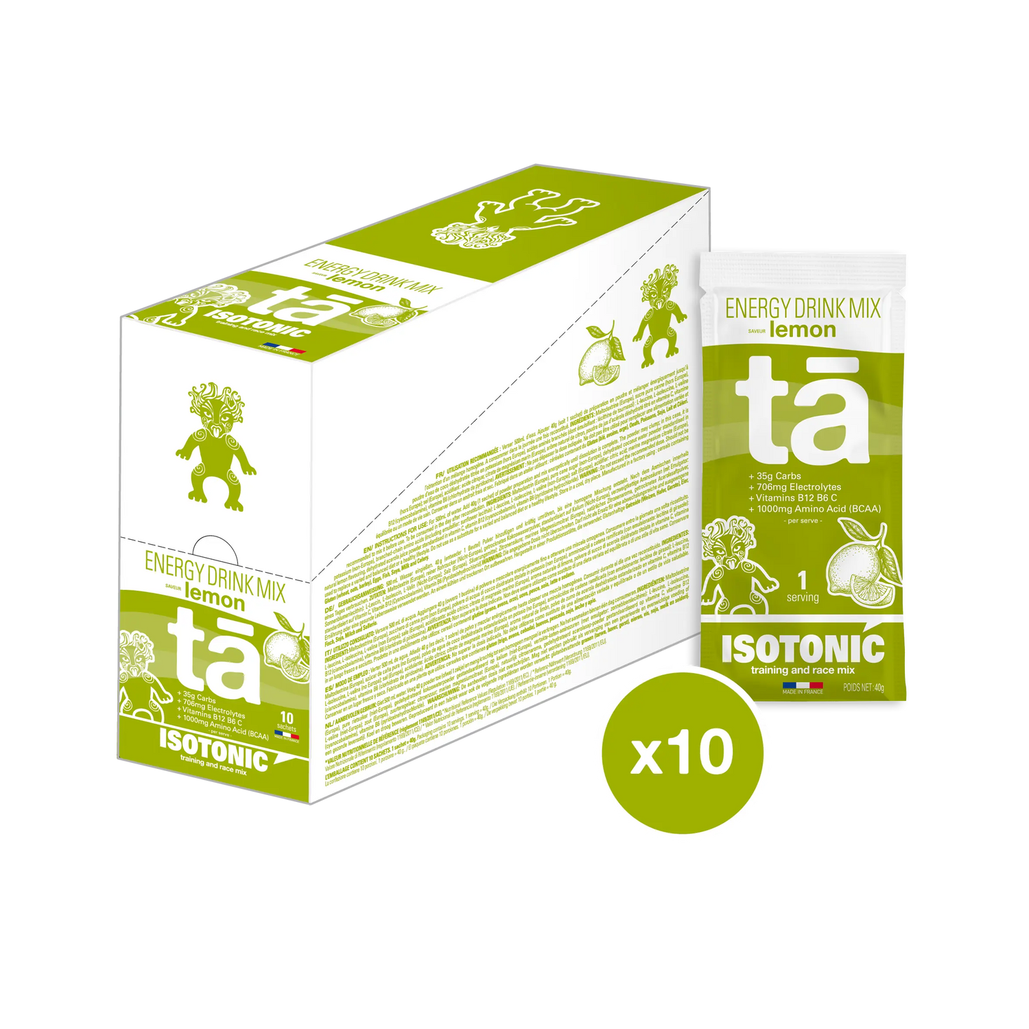 BOISSON ISOTONIC SACHET 40g Tā Energy