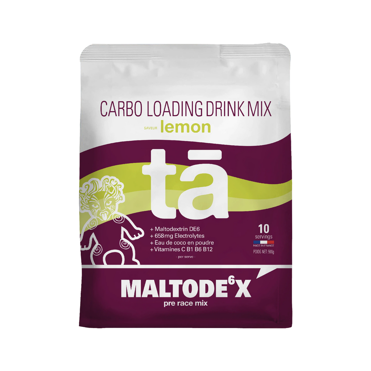 Boisson maltodextrine 500g saveur citron Tā Energy