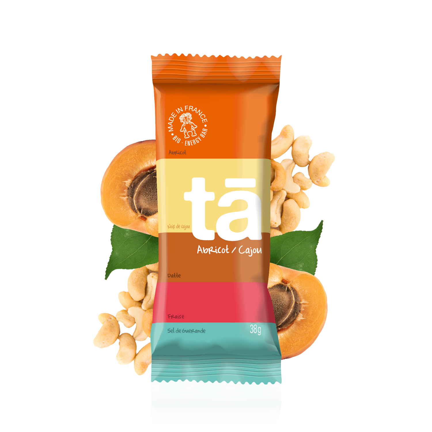 ÉNERGIE BARRES BIO abricot cajou Tā Energy