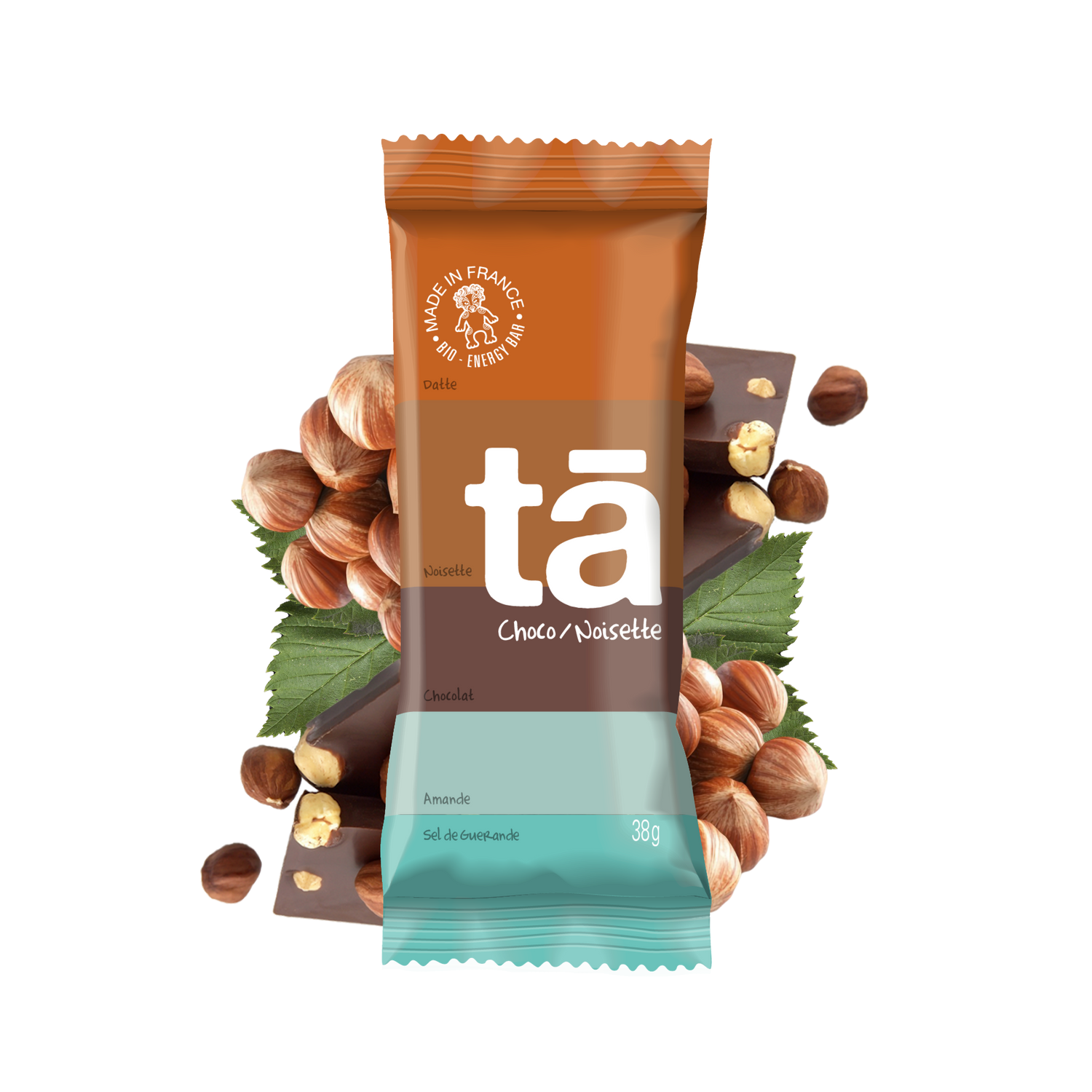 ÉNERGIE BARRES BIO chocolat noisette Tā Energy