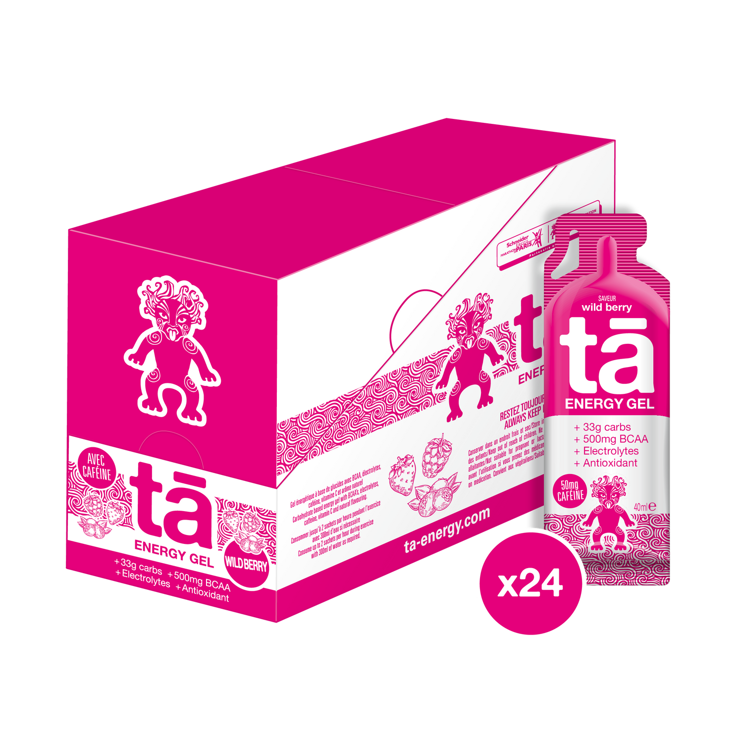 ÉNERGIE GELS wild berry Tā Energy