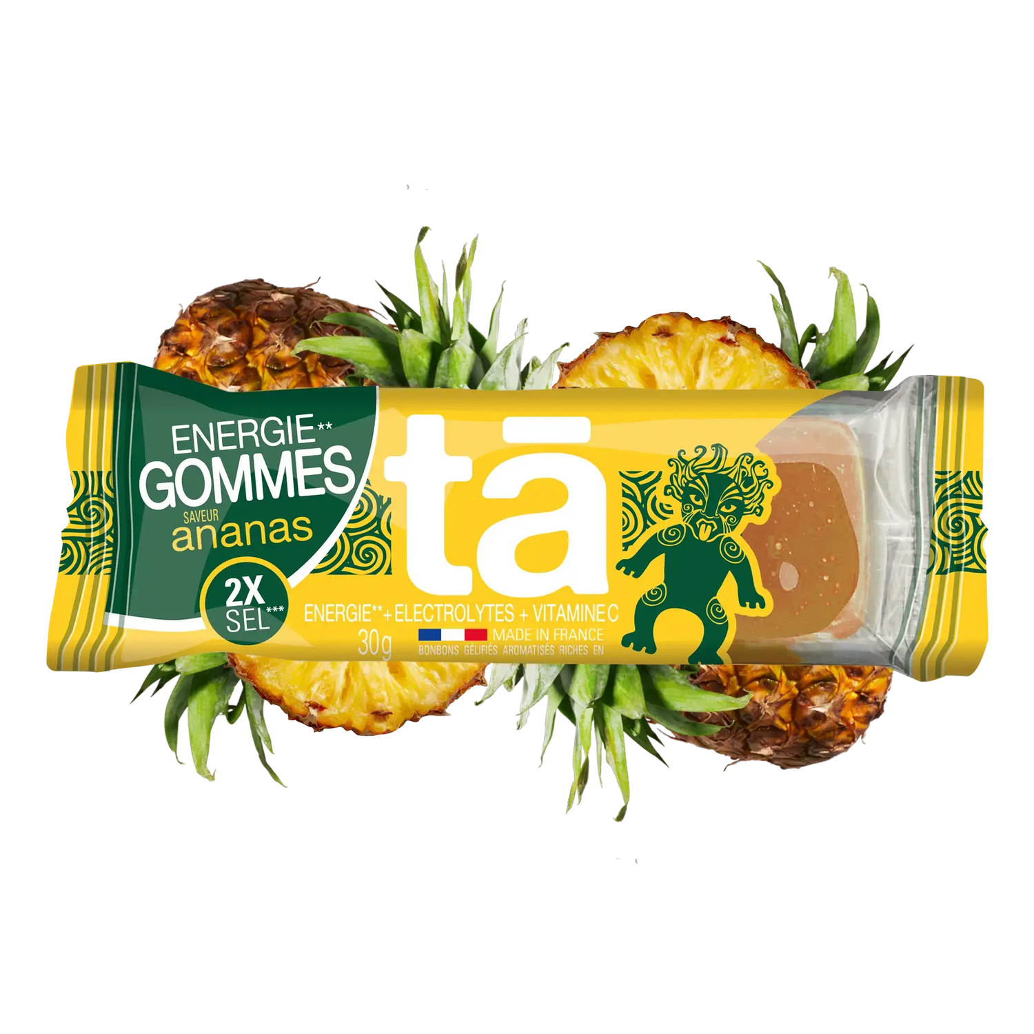 Gommes énergétiques 30g saveur ananas