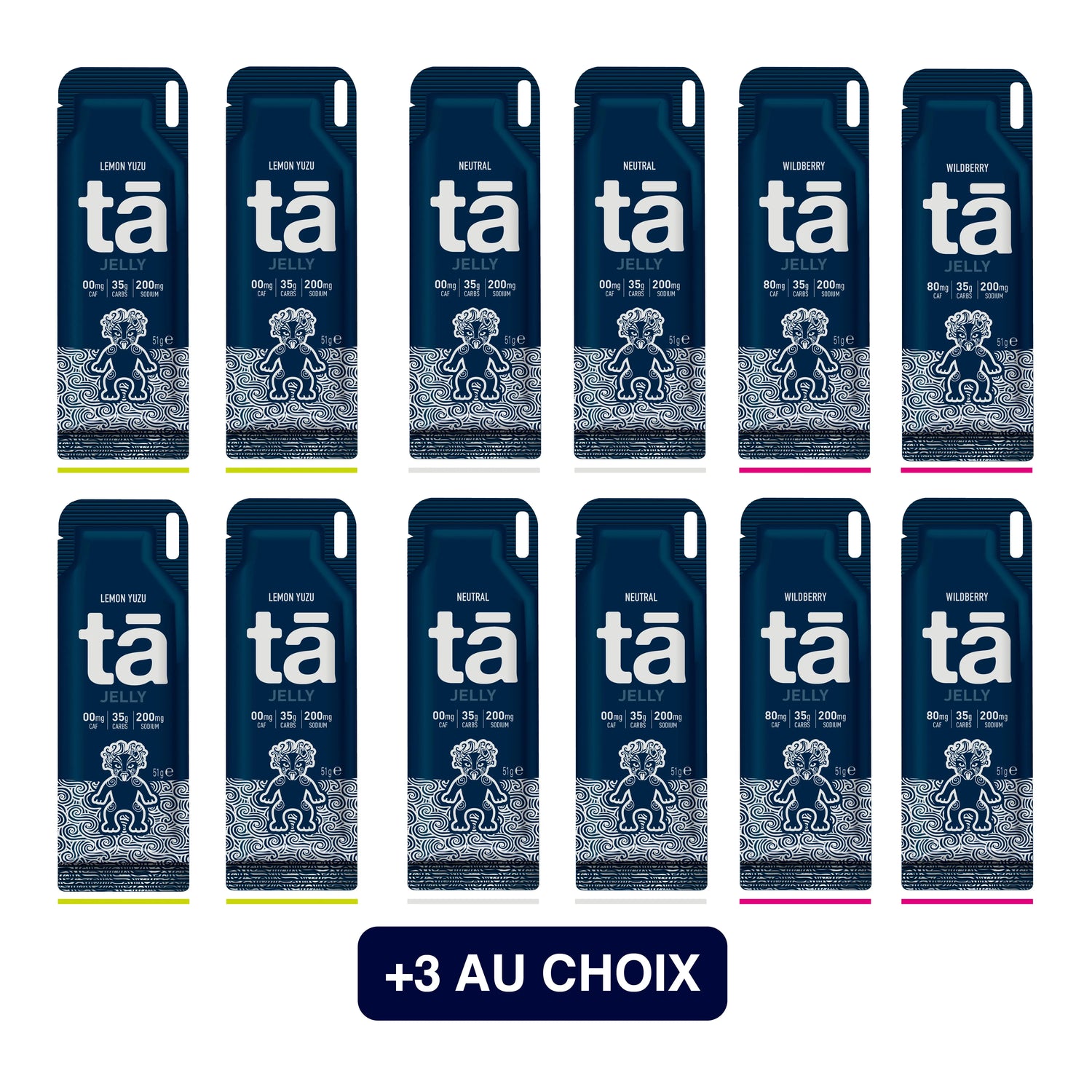 PACK JELLY GEL Tā Energy