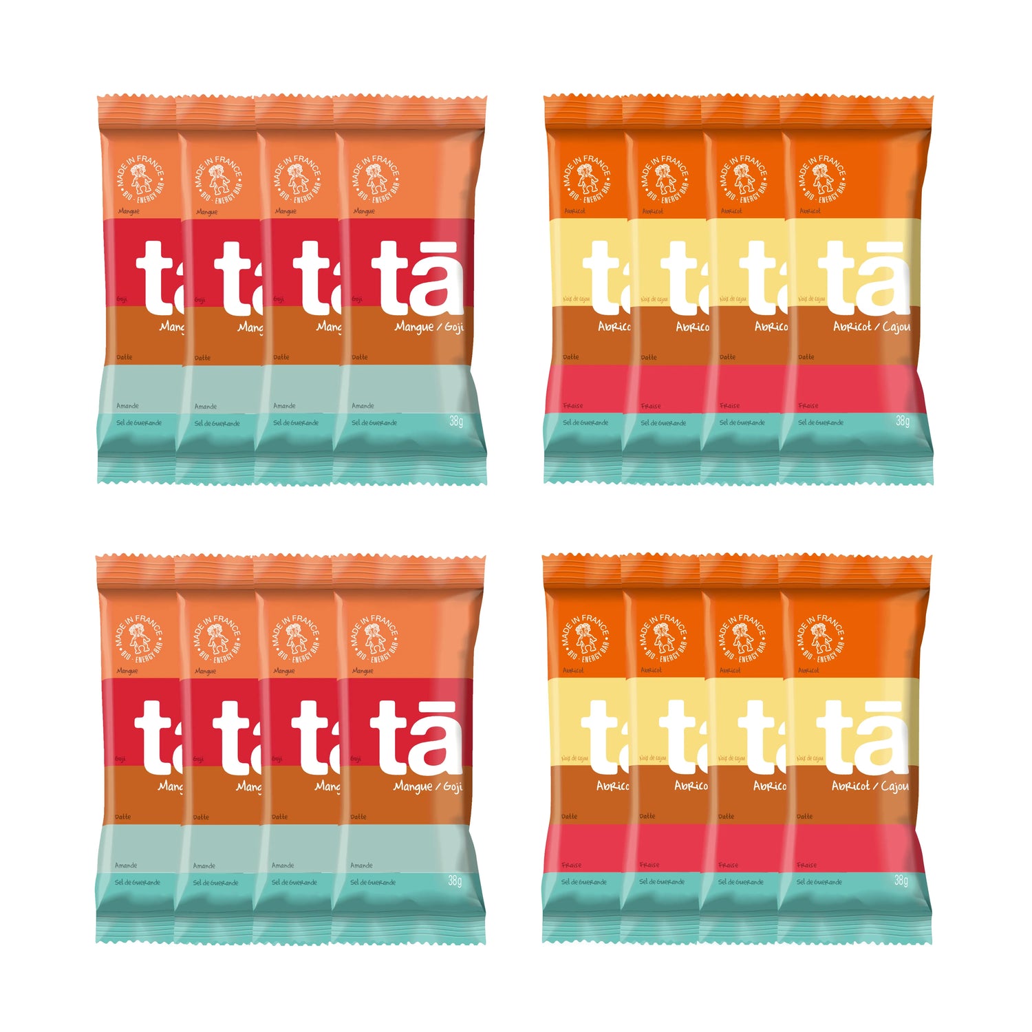 PACK MIXED 16 BARRES Tā Energy