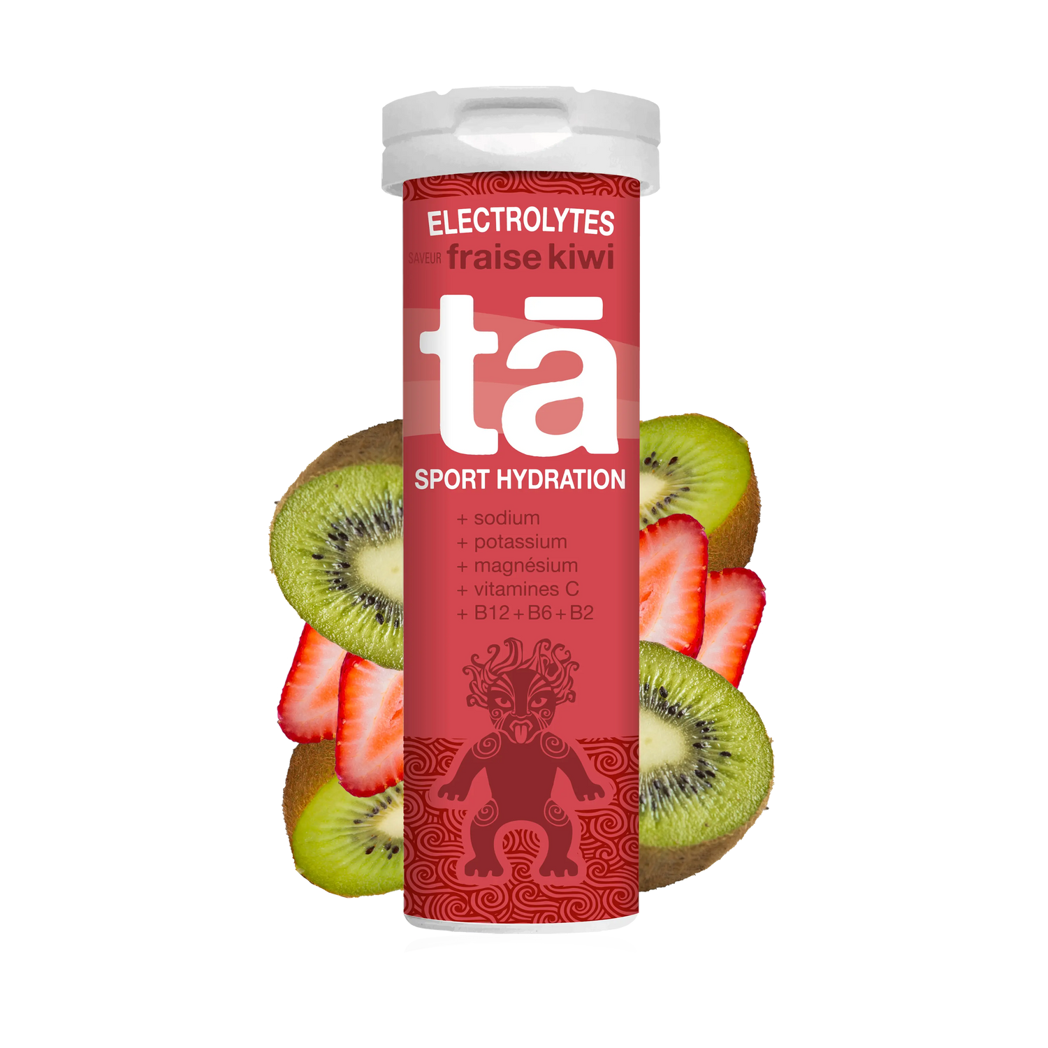 Pastilles d'électrolytes saveur fraise kiwi