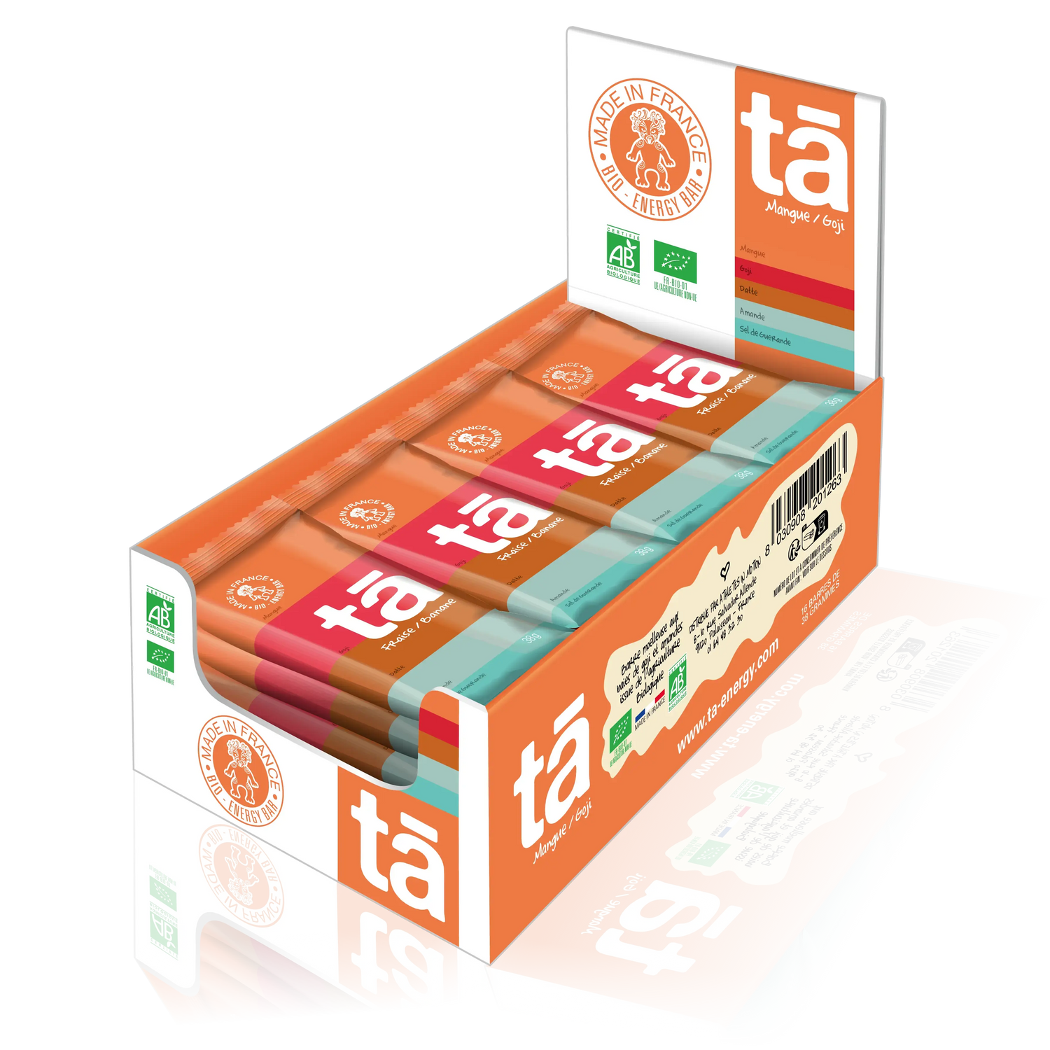 ÉNERGIE BARRES BIO Tā Energy