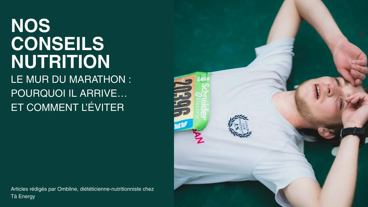 Le mur du marathon : pourquoi il arrive… et comment l’éviter Tā Energy