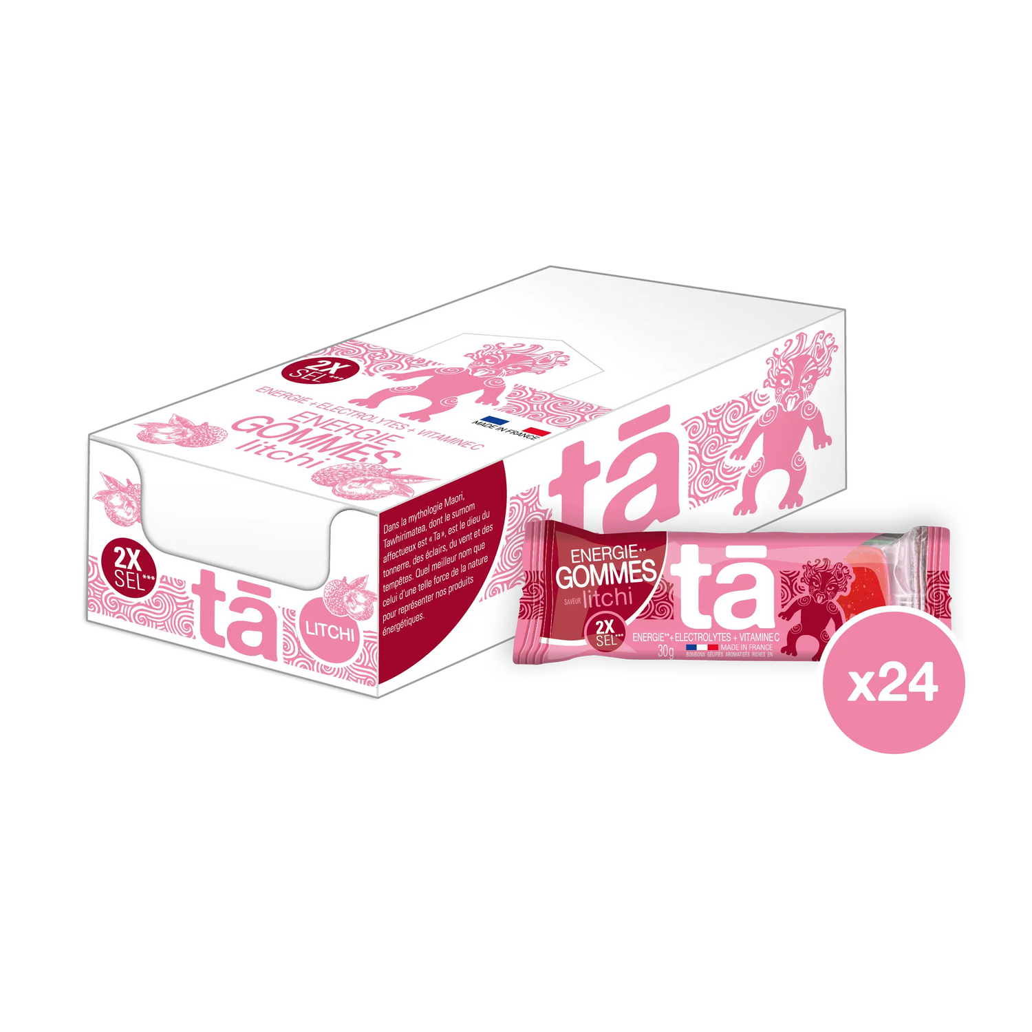 BOITE ÉNERGIE GOMMES cerise Tā Energy