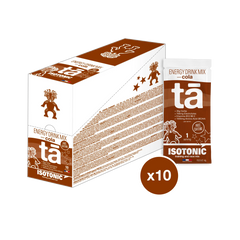 Boîte de 10 sachets de boisson isotonique 40g saveur cola