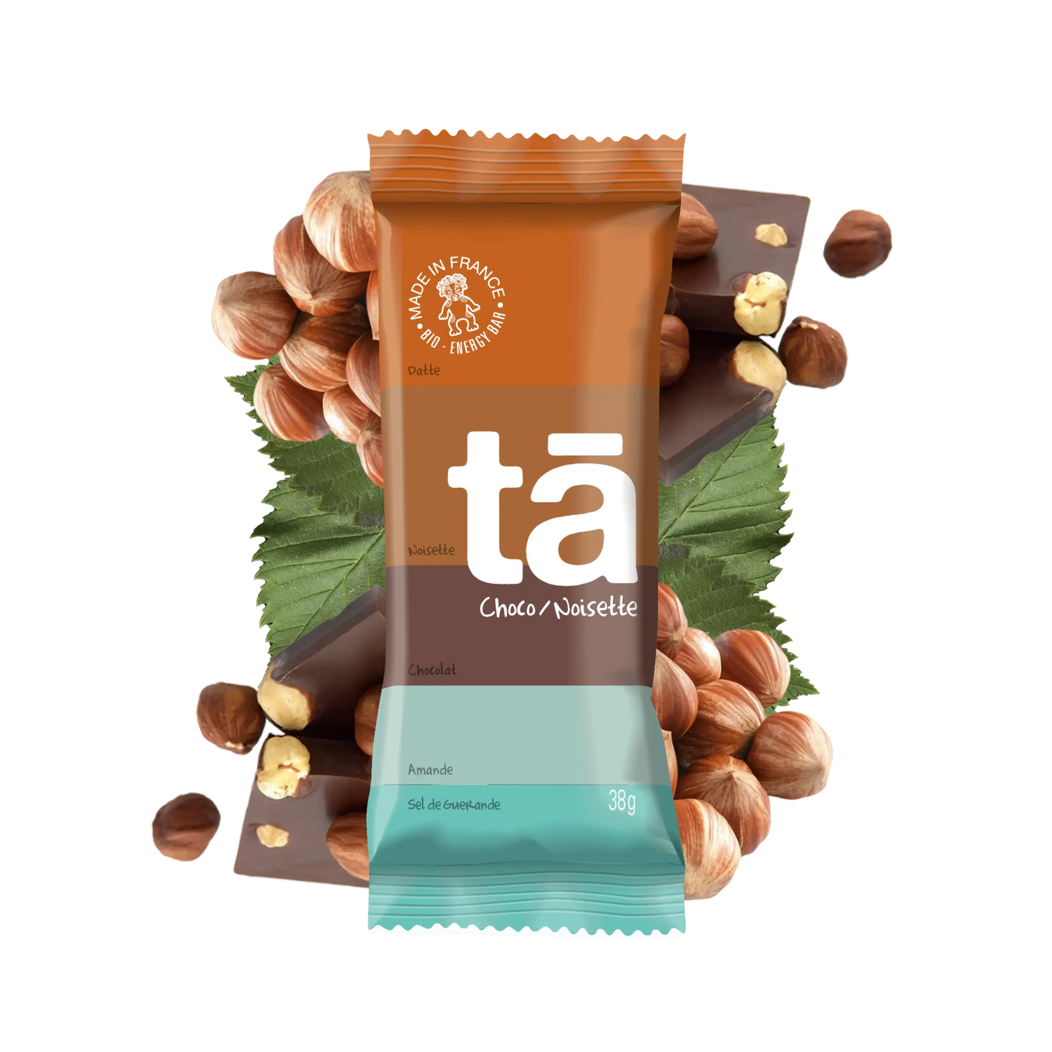 ÉNERGIE BARRES BIO chocolat noisette Tā Energy