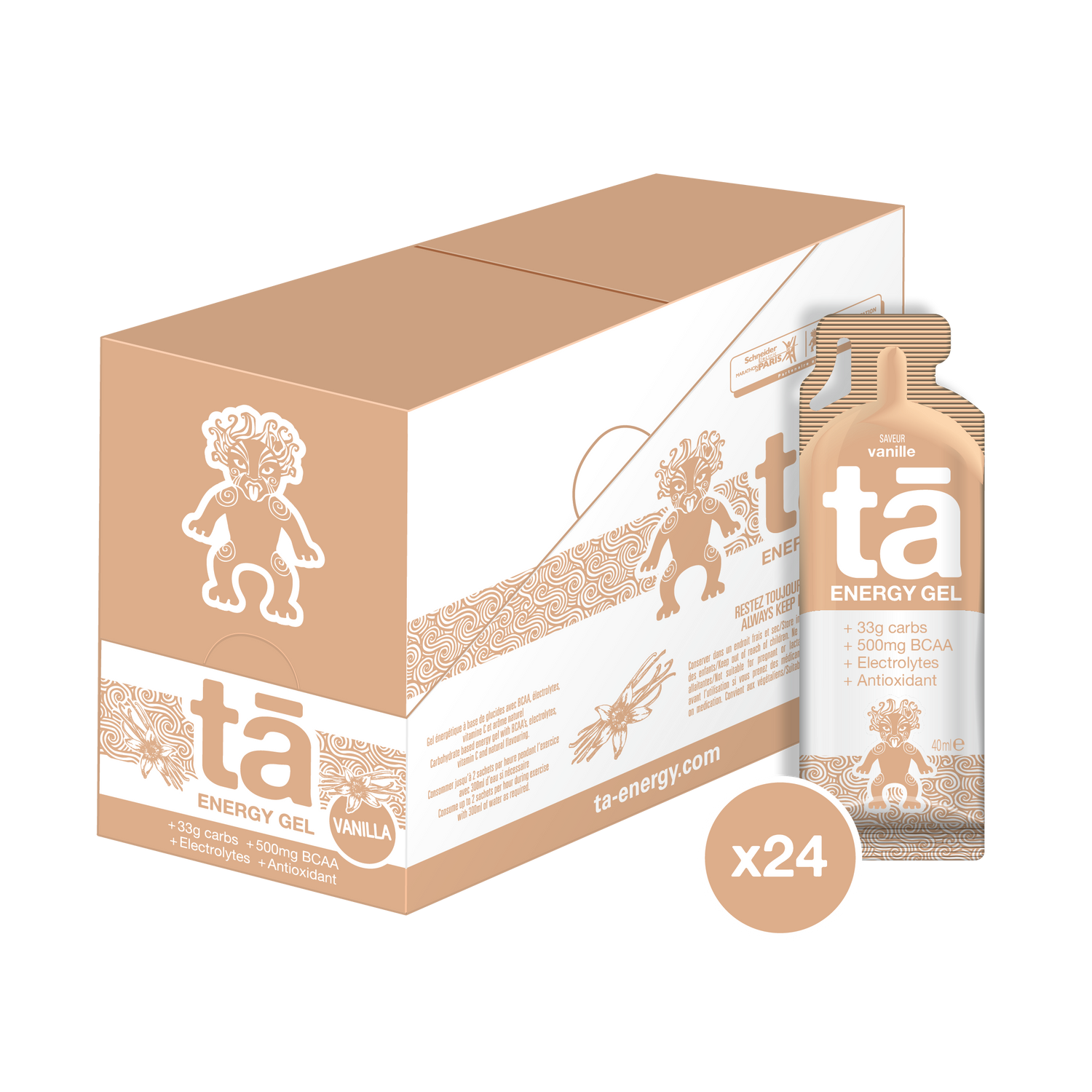 ÉNERGIE GELS vanilla Tā Energy