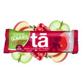 ÉNERGIE GOMMES cranberry pomme Tā Energy