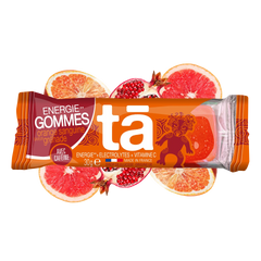 ÉNERGIE GOMMES orange grenade Tā Energy