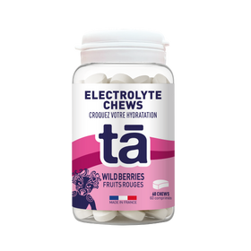 Électrolytes à croquer 60 pastilles saveur fruits des bois