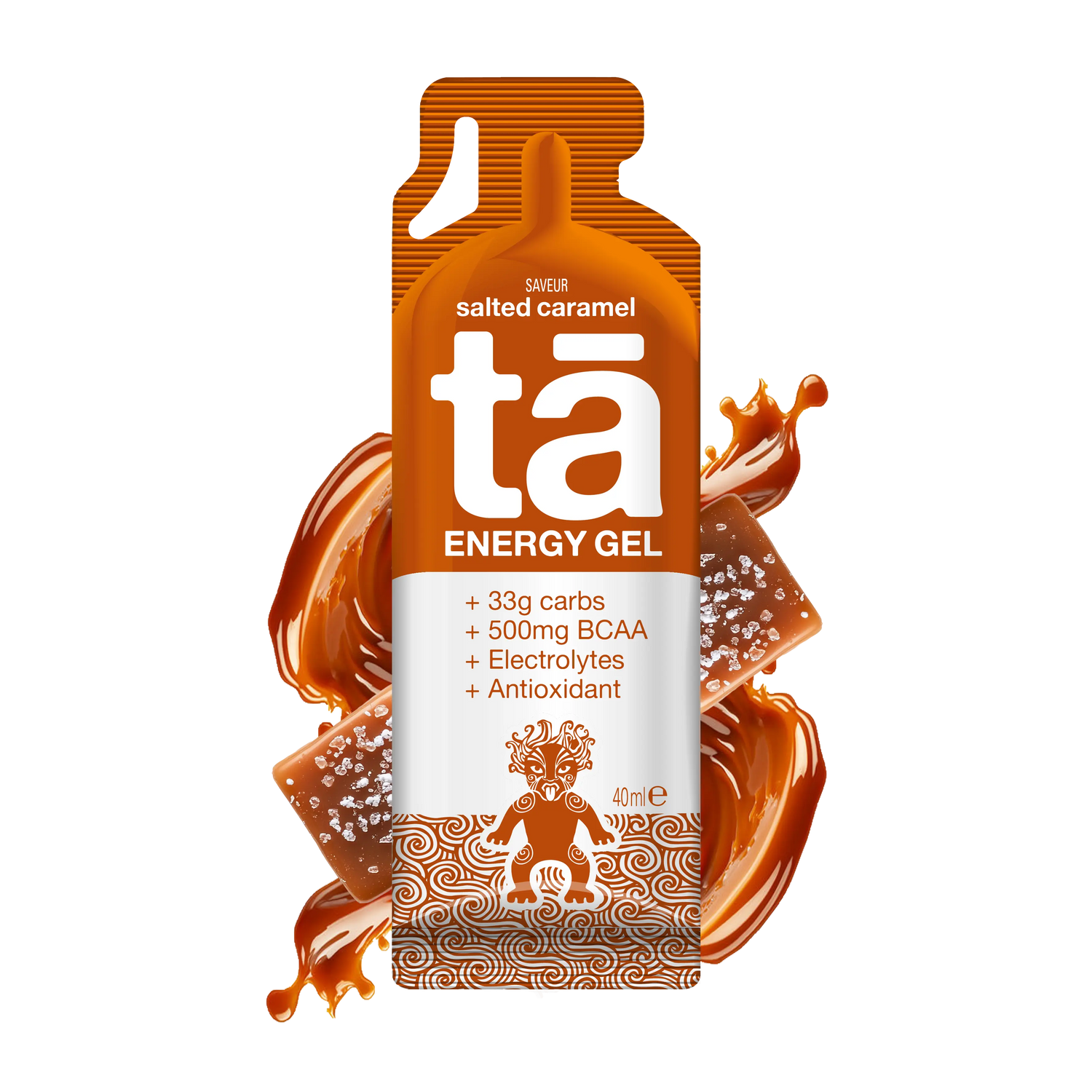 Gel énergétique 40ml saveur caramel salé