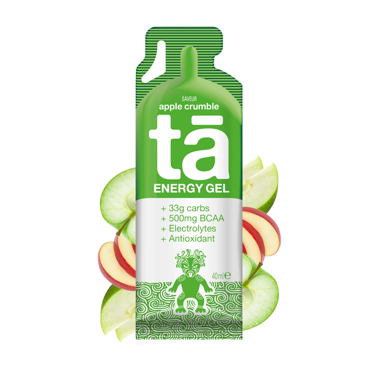 Gel énergétique 40ml saveur pomme crumble