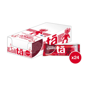 Boîte de 24 gommes énergétiques 30g saveur cerise