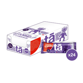 Boîte de 24 gommes énergétiques 30g saveur cassis