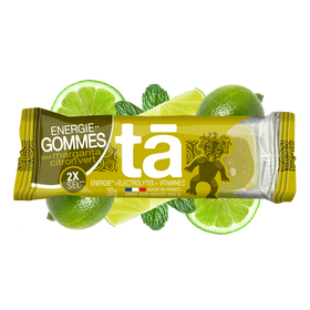 Gommes énergétique 30g saveur margarita citron vert