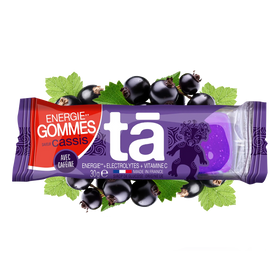 Gommes énergétiques 30g saveur cassis