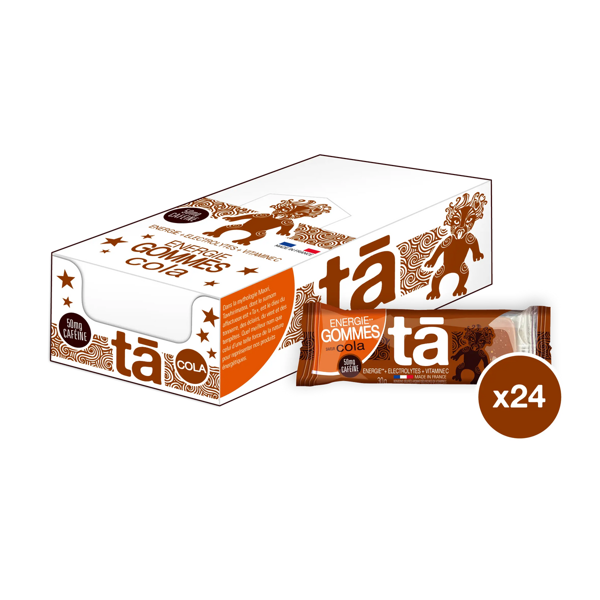Gommes énergétiques 30g saveur cola