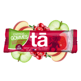 Gommes énergétiques 30g saveur cranberry pomme