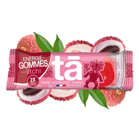 Gommes énergétiques 30g saveur litchi