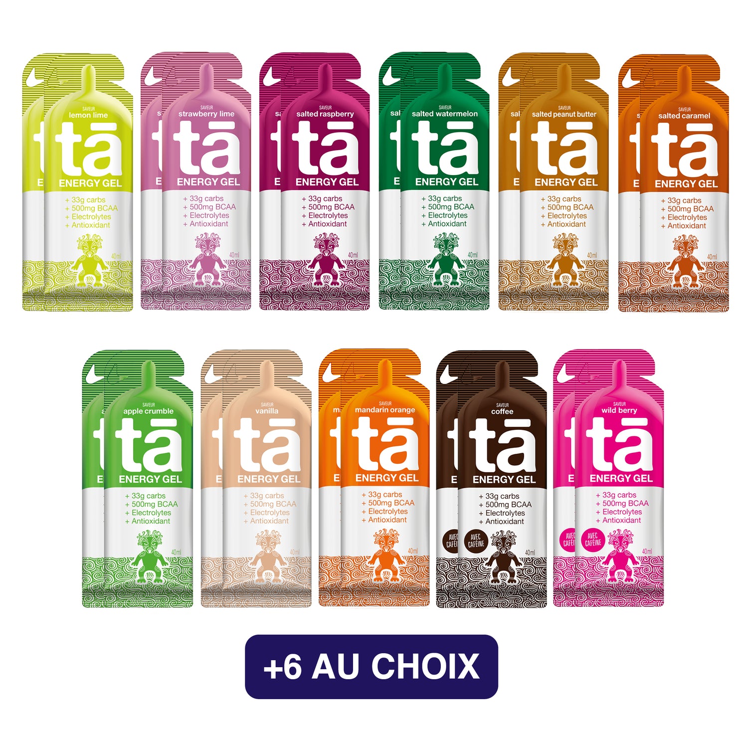 Pack dégustation Gels 22+6