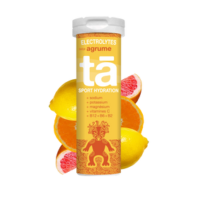 Pastilles d'électrolytes saveur agrume