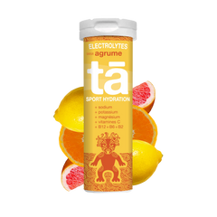 Pastilles d'électrolytes saveur agrume