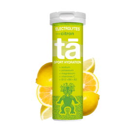 Pastilles d'électrolytes saveur citron