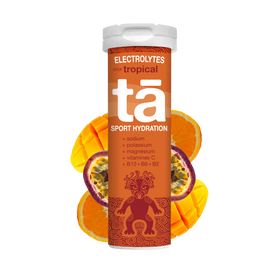 Pastilles d'électrolytes saveur tropical